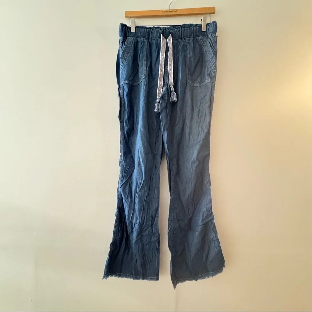 Rewash Denim Blue Relaxed Pants - Picture 2 of 7